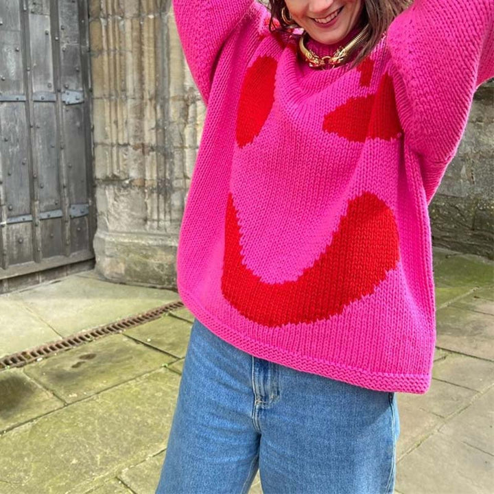 Smiley Casual Gebreide Trui