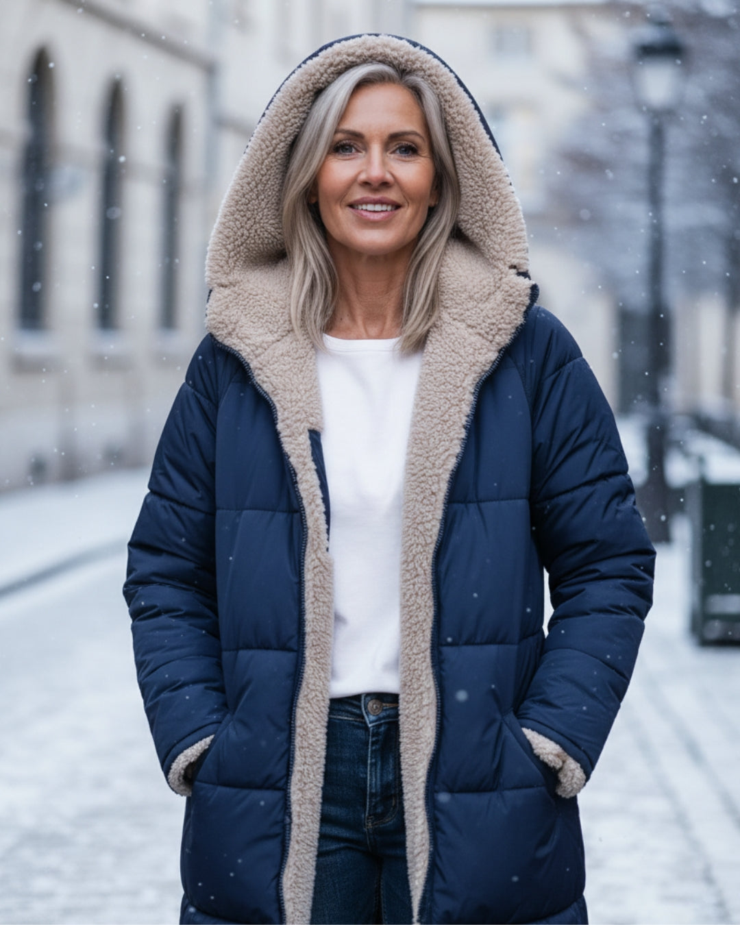 Sherpa winterjas