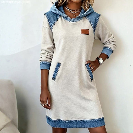 Casual Jurk Met Capuchon